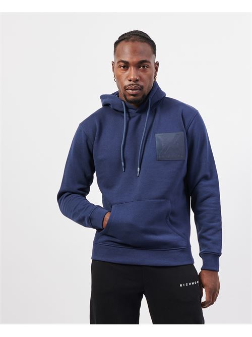 Sweat homme Richmond X avec poche kangourou RICHMOND X | UMA24022FEDRESS BLUE